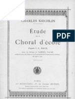 Etude Sur Le Choral Decole Charles Koechlin