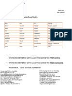 Verbs Unit 4