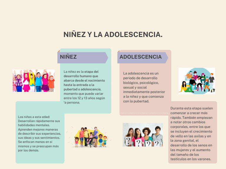 Edades de la Niñez y Adolescencia | PDF | Adolescencia | Pubertad
