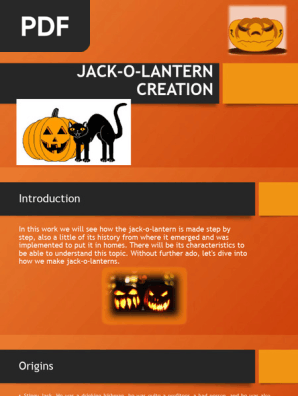 Jack o Lantern Creation