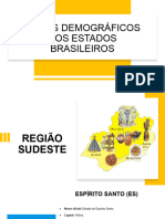 Dados Demográficos Dos Estados Brasileiros