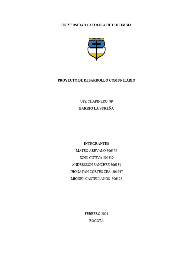 Entrega 1 La Sureña PDF Inundar