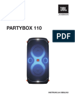 Instrukcja Obslugi JBL PartyBox 110