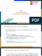 DAA - Greedy-Job Sequencing With Deadlines