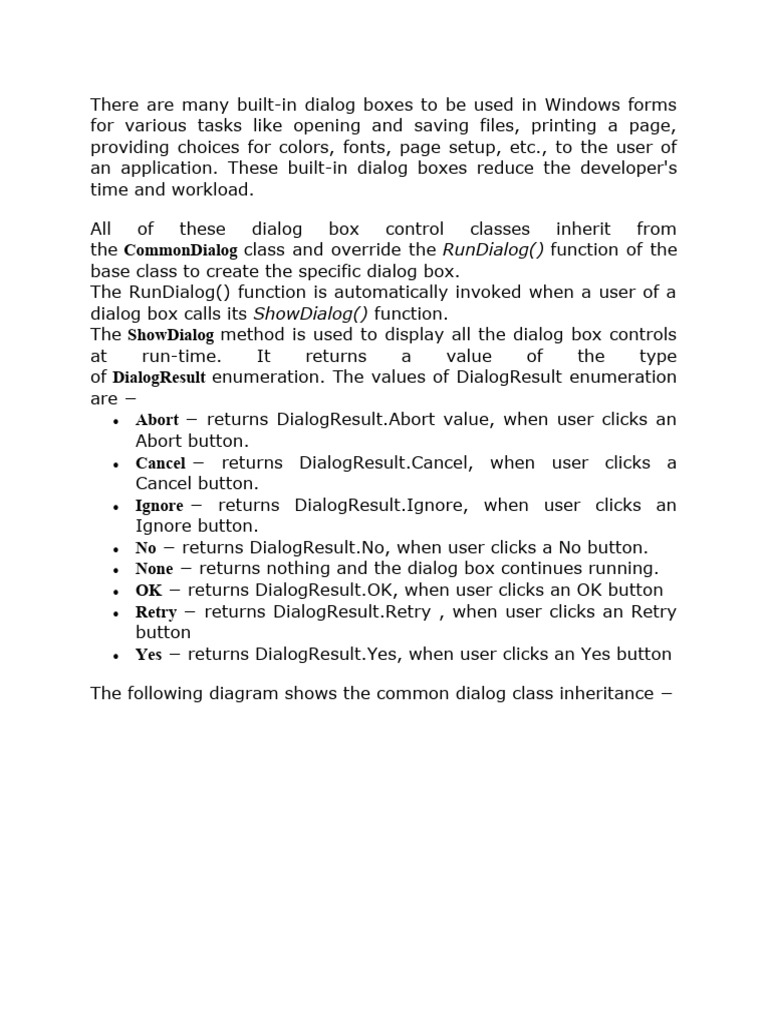 VB Dialogue Box PDF Dialog Box Computer File