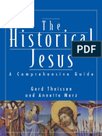The Historical Jesus: A Comprehensive Guide Hardcover - Gerd Theissen, Annette Merz