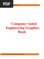 Computer Aided Engineering Graphics Book TPA Exam