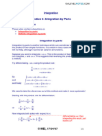 Integration by Parts