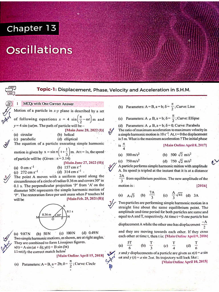 Oscillation Motion Meaning In Marathi