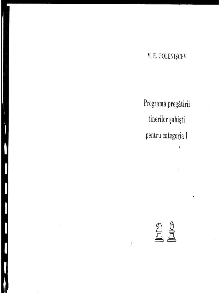 Goleniscev - Porgrama Pregatirii (Categ I) | PDF