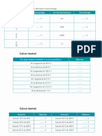 Calcul Mental (%) 2