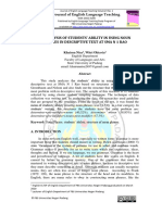 PS1 (2020) An Analysis of Students' Ability in Using Noun Phrases in Descriptive Texts at SMAN 1 Rao