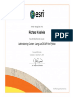 Administering Content Using ArcGIS API for Python_Certificate_11162020
