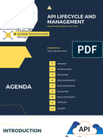 Research Proposal Business Presentation in Dark Blue Yellow Geometric Style