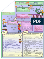 SOME & ANY & NO - Grammar - 5 Tasks - 2 Pages - With Key - Fully Editable
