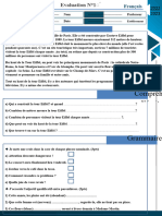 Controle 1 Francais Semestre 1 6aep