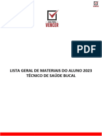 3411-Técnico em Saúde Bucal 2023 - Lista Materiais Do Aluno PDF