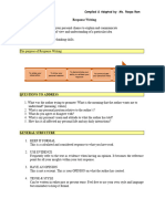 LSP301 Response Writing Guide