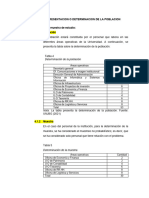 Ejemplo de Presentacion o Determinacion de La Poblacion