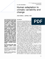 Human Adaptation To Climatic Variability