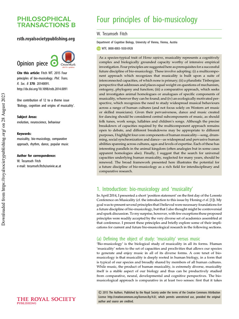 Mòdul 1 - Fitch | PDF | Homology (Biology) | Evolution