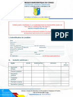 Formulaire Master Complémentaire ISC-KIN 2024-2025