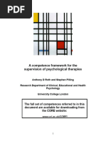Roth Pilling 2008 Supervision Competences