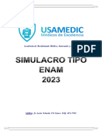 Simulacro 10 Enam Superintensivo Usamedic 2023 Concurso Becas