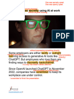 The Employees Secretly Using AI Article Review by JForrest English