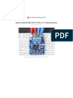 Adafruit Max31865 RTD pt100 Amplifier