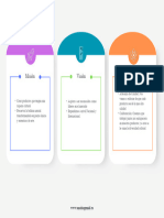 Gráfico o Tabla Con La Misión Visión y Valores de La Empresa Moderno y Creativo Multicolor