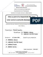 Mise Au Point D'un Biopesticide NPC Pour Lutter Contre La Cochenille Dactylopius Coccus - FILALI Bouchra