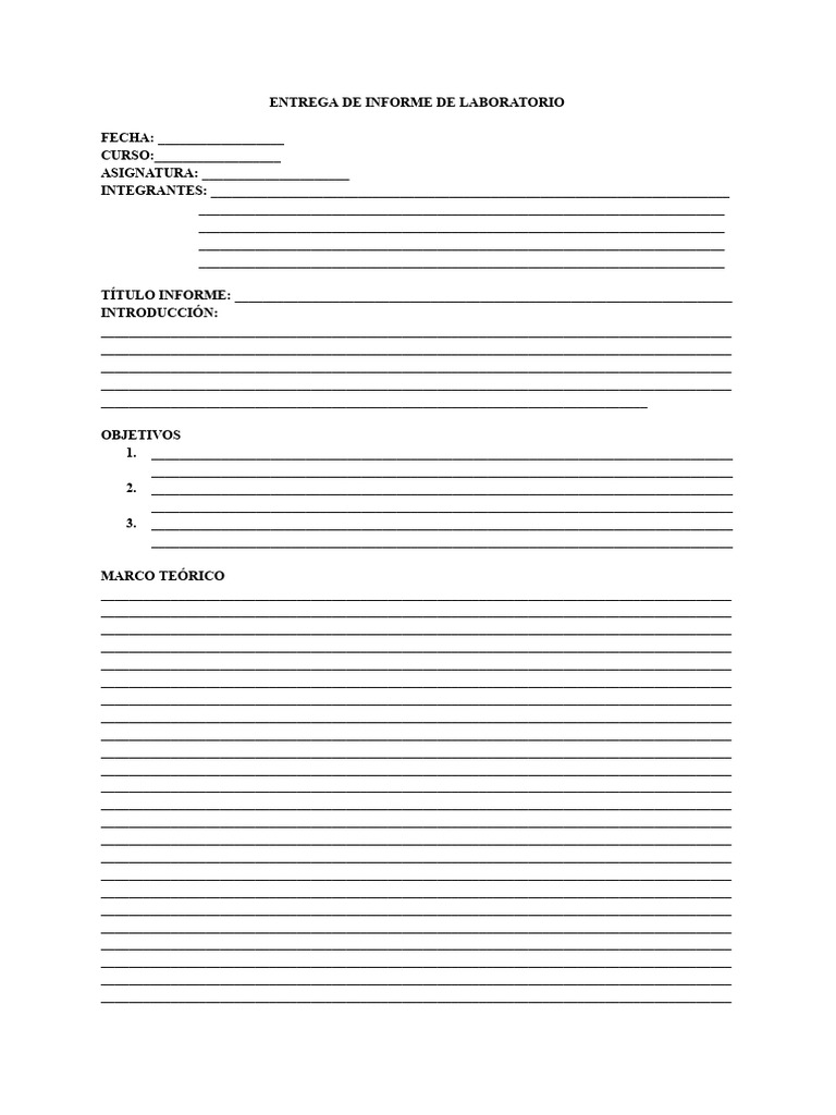 Informe de Laboratorio: Guía Completa | PDF | Finanzas y dinero