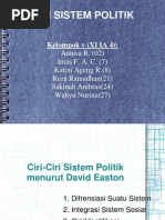 Sistem Politik, Gabriel Edmund - David Easton