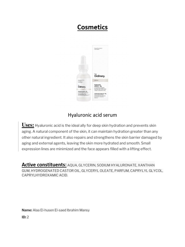 Hyaluronic Acid PDF