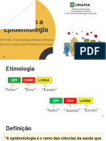 Aula 1 - IntroduÃ Ã o A Epidemiologia e Planejamento em SaÃºde 1