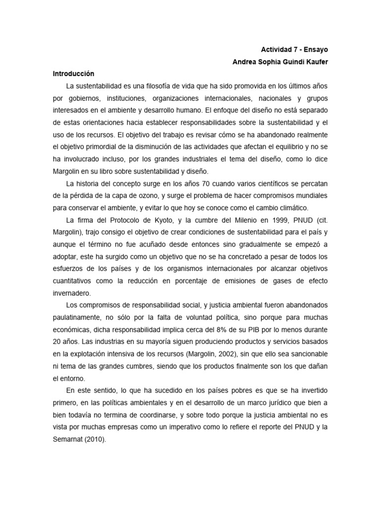 Retos de la Sustentabilidad en México | PDF | Sustentabilidad | Entorno ...