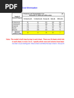 Class 3 and 4 - SunOil Cost Minimization Problem - Excel Help File