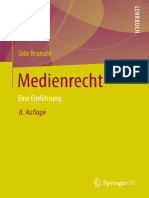 Branahl Udo Medienrecht 8.auflage 2019 e Book Gesamt