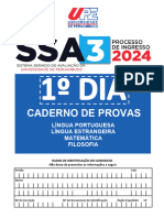Caderno de Provas - SSA 3 UPE - 1o Dia