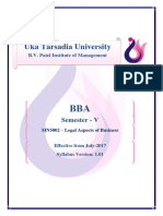HTTP App - Utu.ac - in Utuexmanagement Exammsters Syllabus MN5002 - Legal Aspects of Business