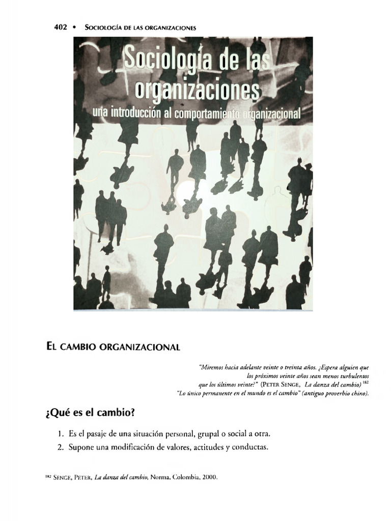 Cambio organizacional revolucionario | PDF | Aprendizaje | Comportamiento