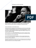 5 Lecciones de Martin Luther King para Ser Un Líder Transformador