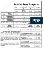 Haftalkdersplan 4