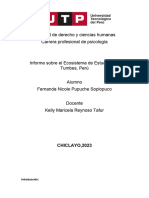 Informe Detallado Sobre El Ecosistema Acuático - Fer