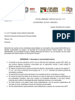 Informe de Rendicion de Cuentas