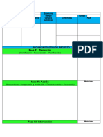 Formato Planeacion Por Proyectos