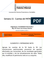 15 Cuentas de Patrimonio