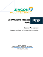 SA.3-BSBMGT502 - Assessment-Practical Demonstration-Student Info (Ver. 1)