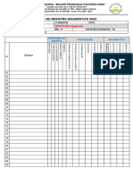 Registro Diagnóstico Inicial 2º Ano Modelo